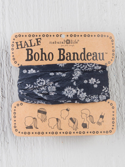 Full Boho Bandeau® Headband - Dark Patchwork – Natural Life