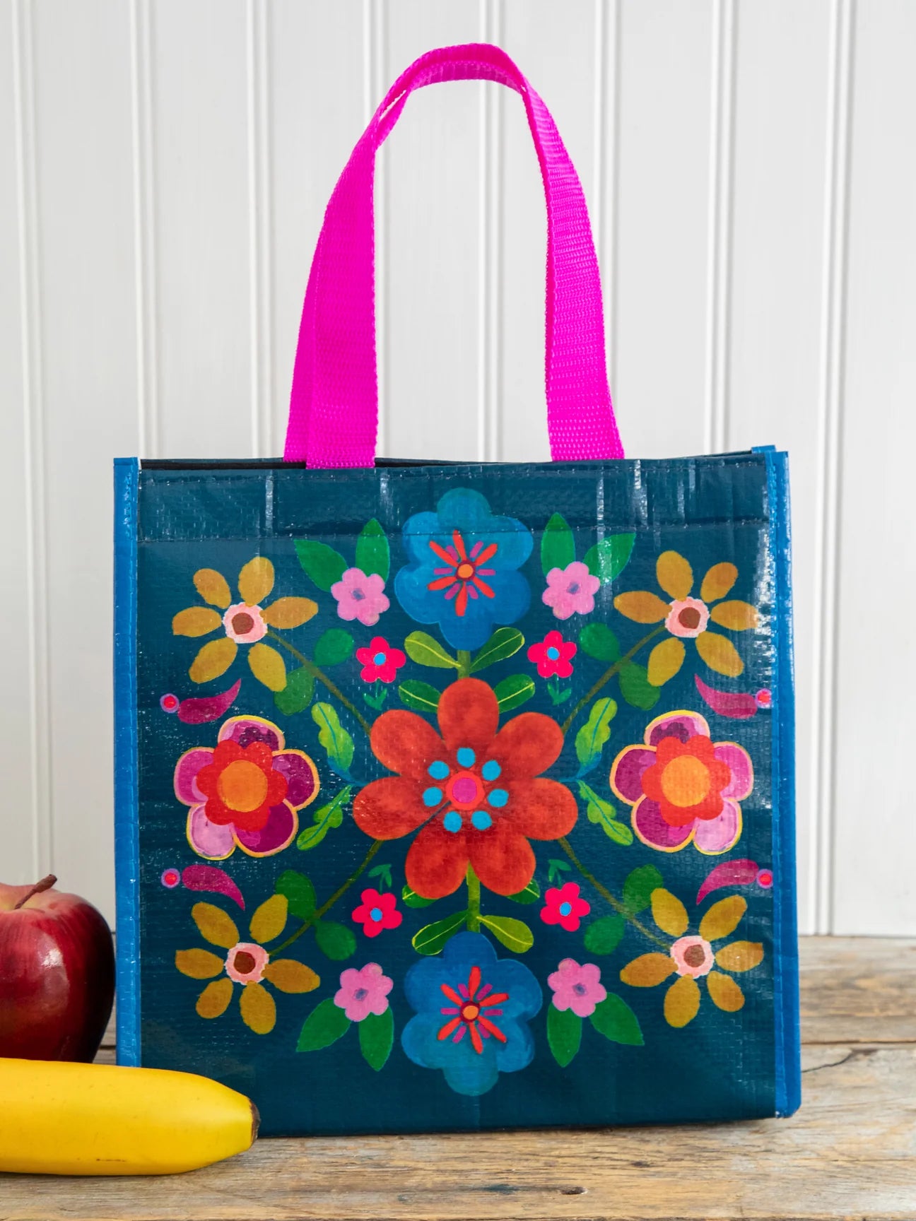 Floral insulated cheap lunch tote