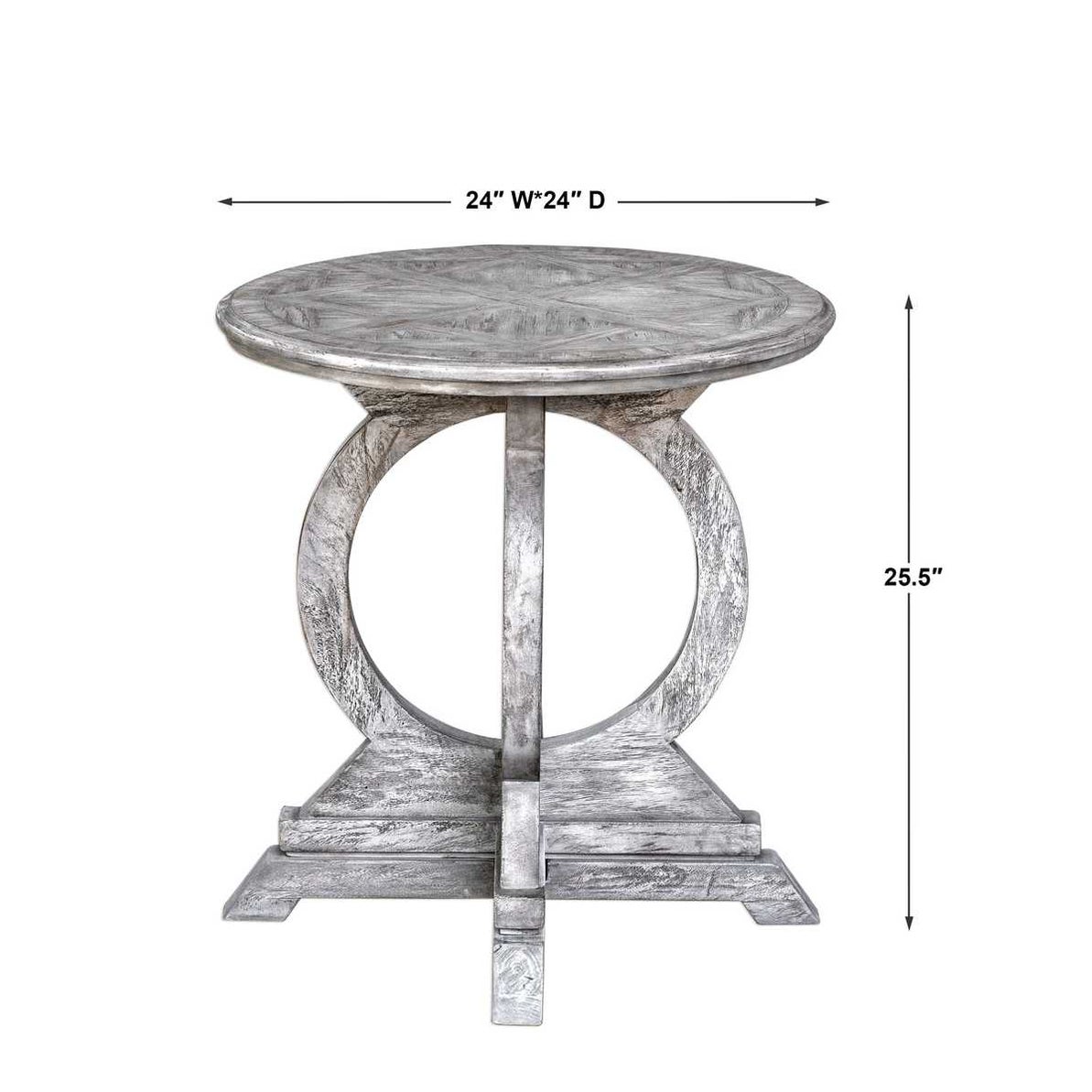 Maiva Side Table, White