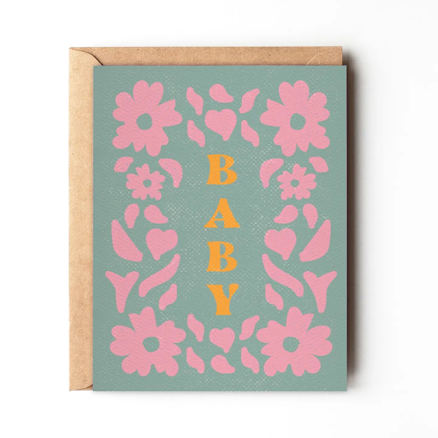 Baby Floral Spring Card