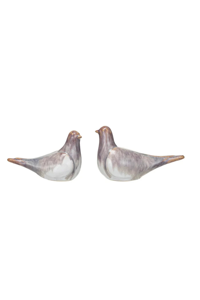 Reactive Glaze Stoneware Birds