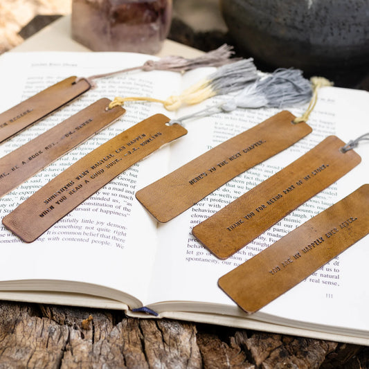 1st Edition Assorted Leather Bookmarks