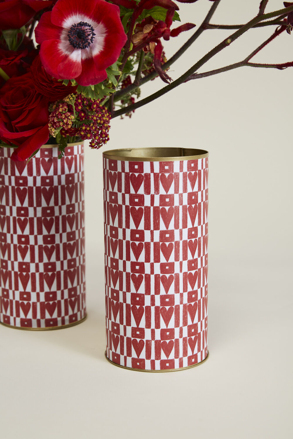 Hearts on Repeat Vases