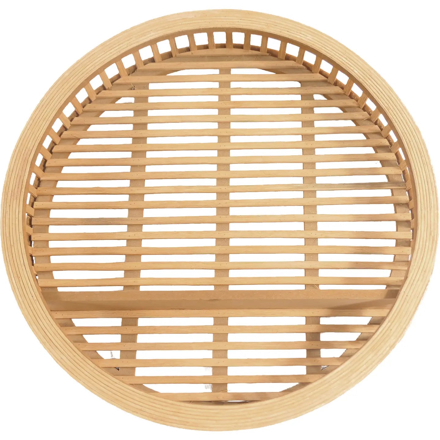 Round Rattan Shelf