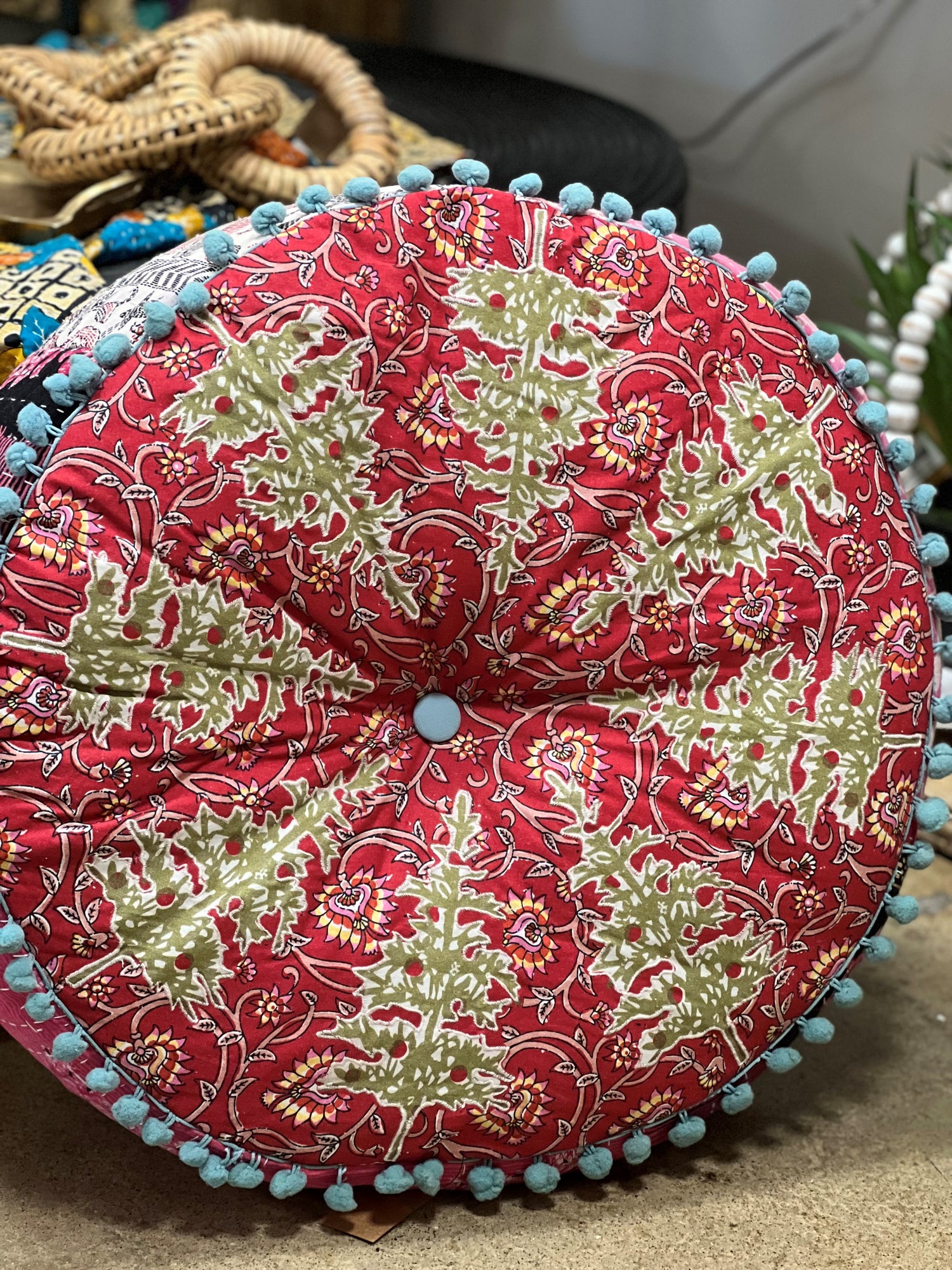 Kantha floor shop cushion