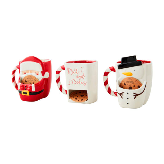 Christmas Cookie Pocket Mugs