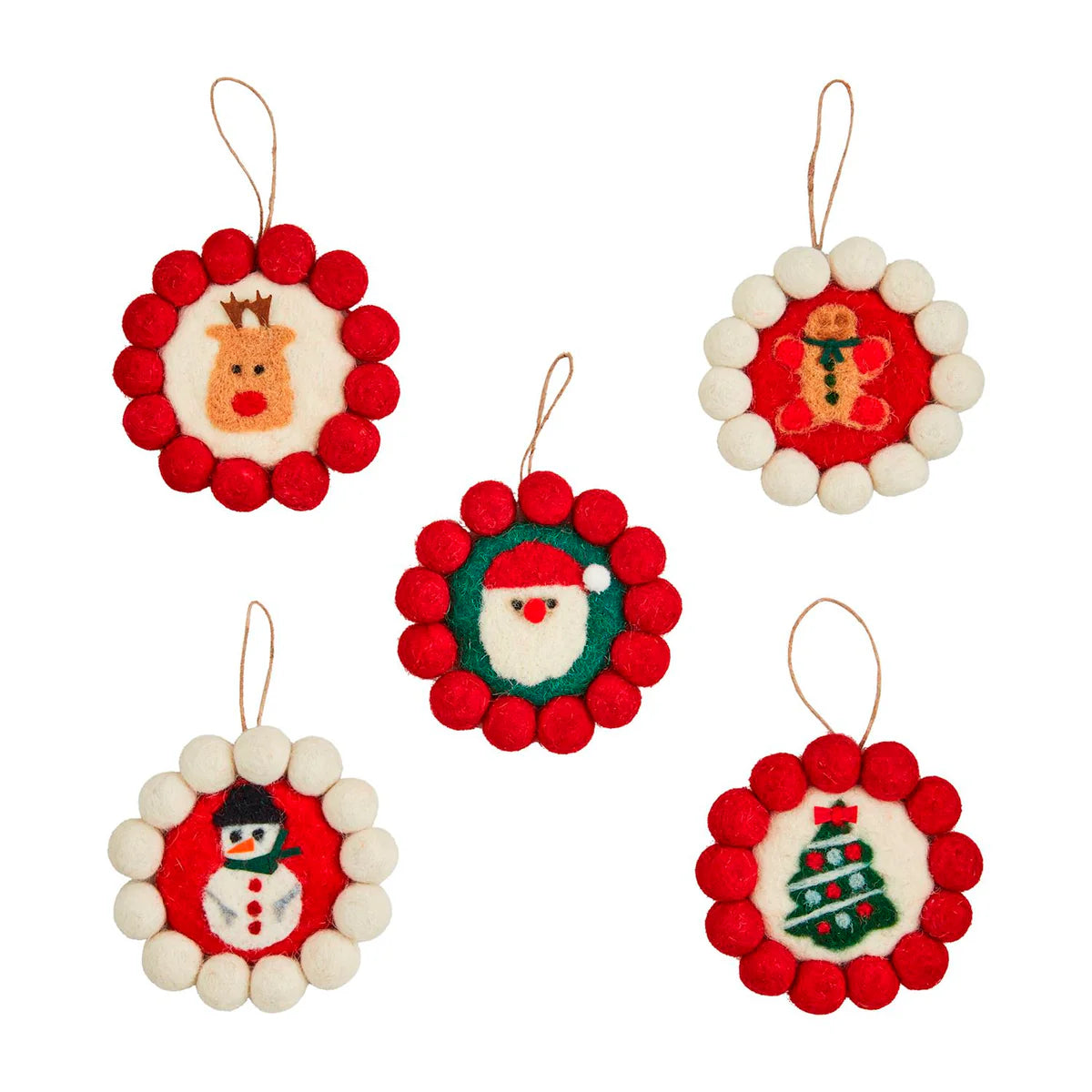 Christmas Pom Ornament