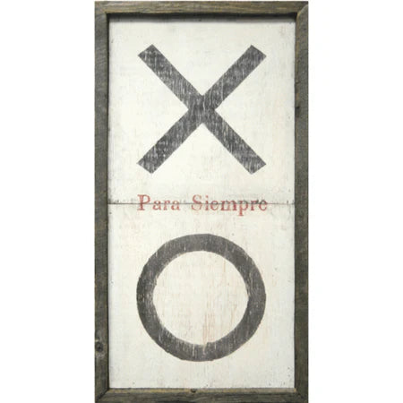 XO Para Siempre Art Print