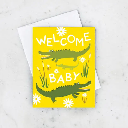 Gator Baby Card