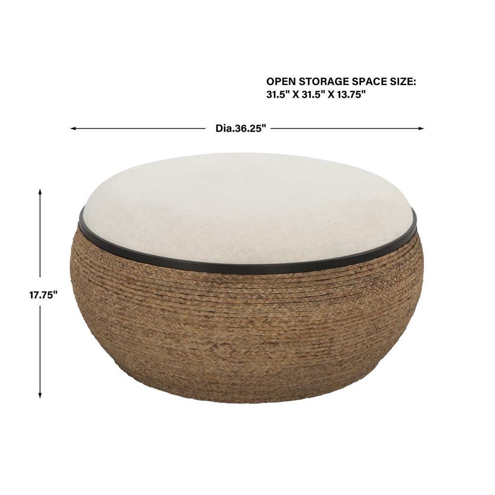 Island Ottoman, Large Round