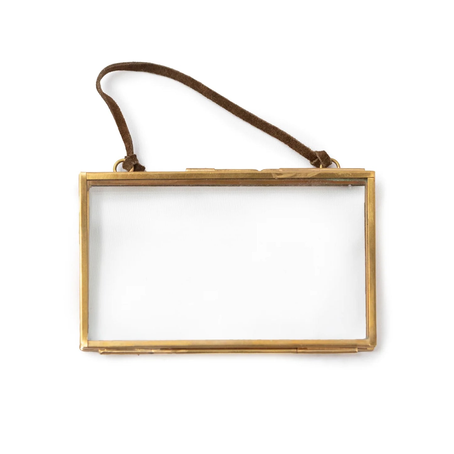 Horizontal Brass Picture Frame