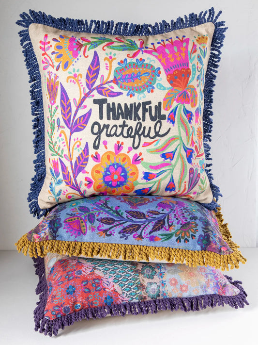 Bungalow Pillow - Thankful Grateful