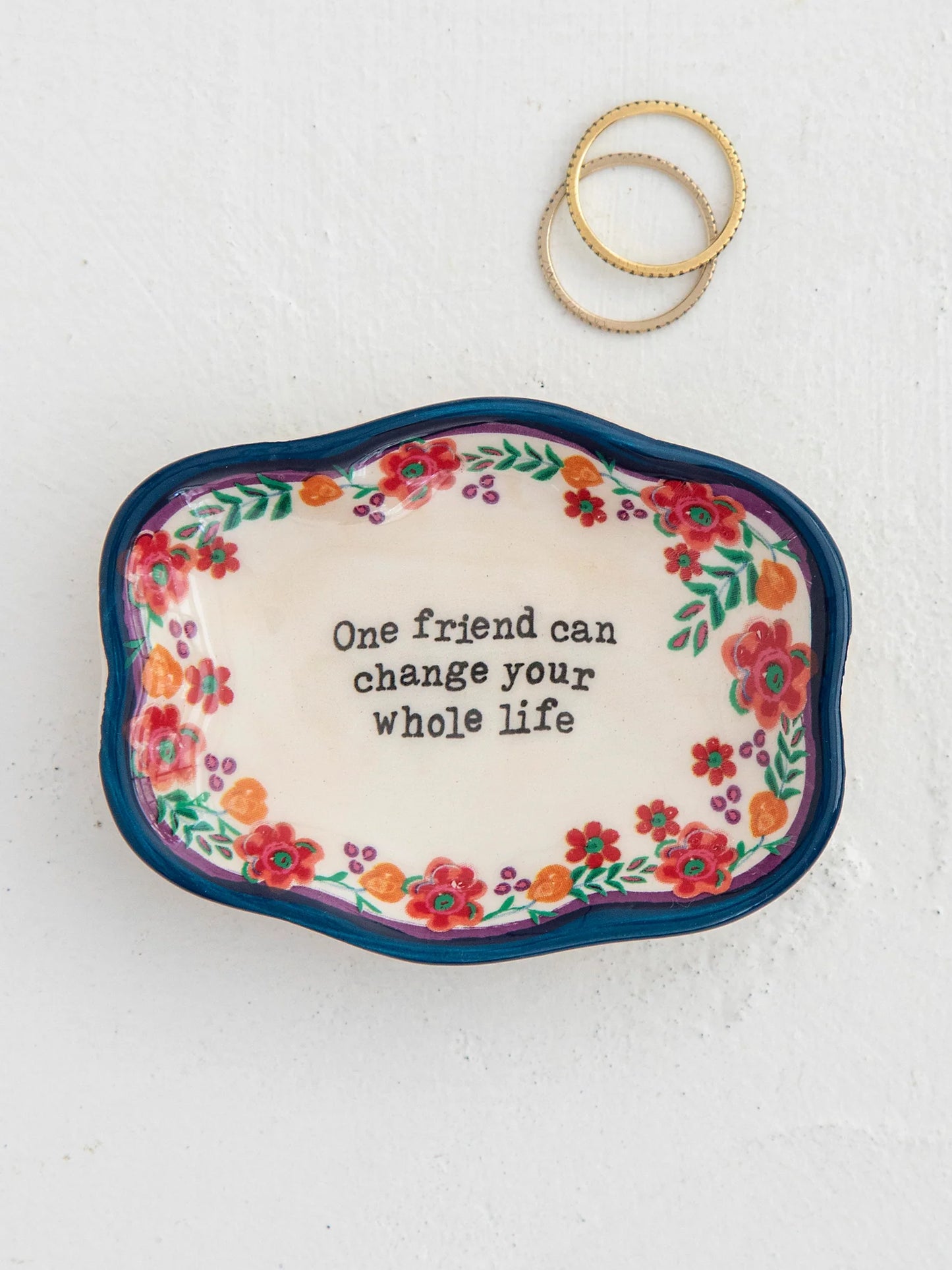 Artisan Trinket Dish - One Friend