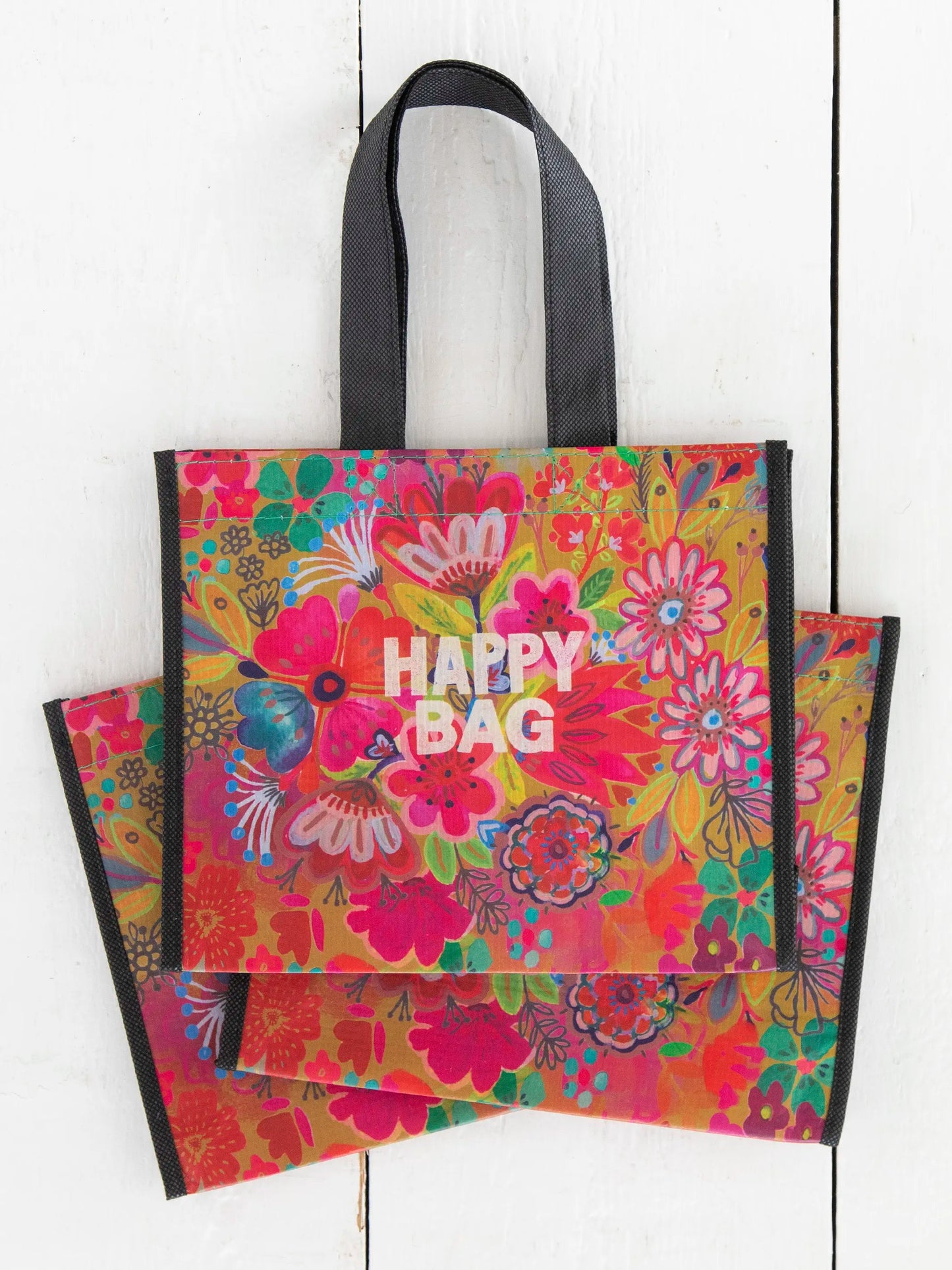 Floral Medium Happy Bag