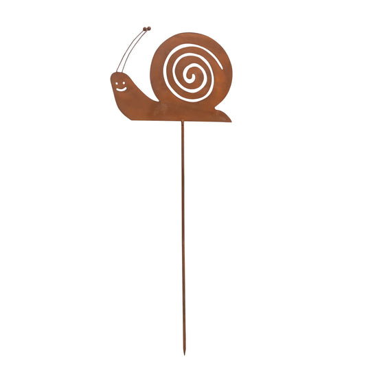 Metal Snail Garden Stake