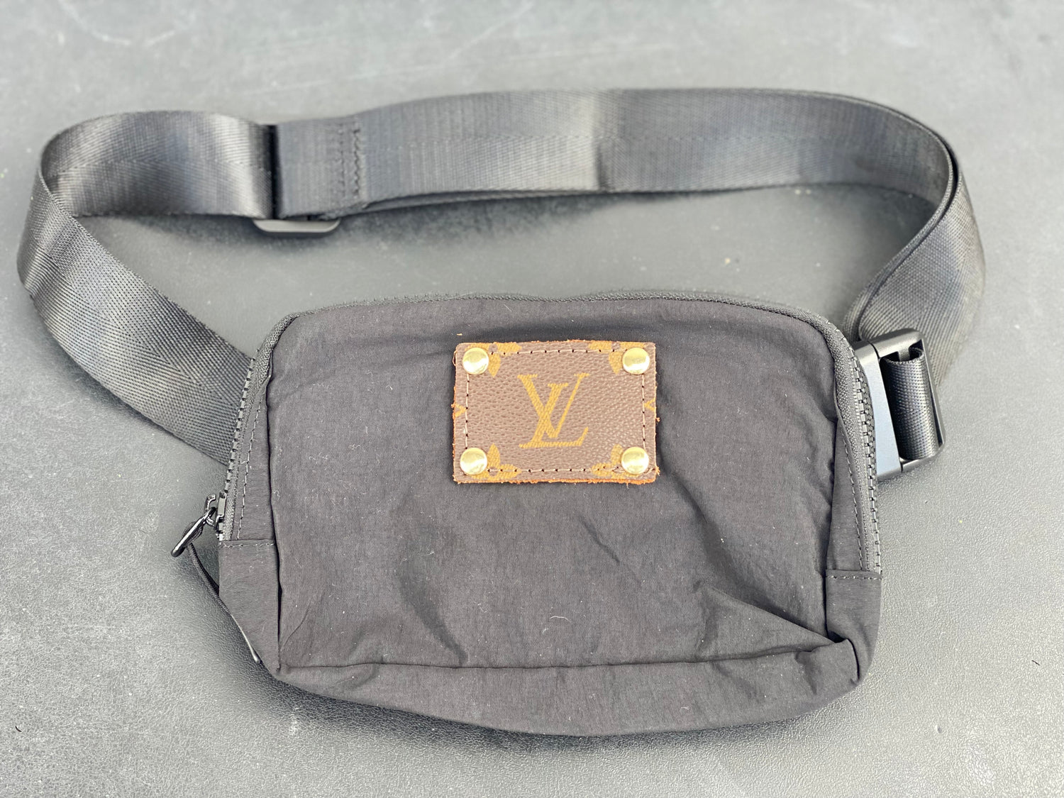 Fondation Louis Vuitton Unisex Nylon Plain Crossbody Bag Logo Belt Bags
