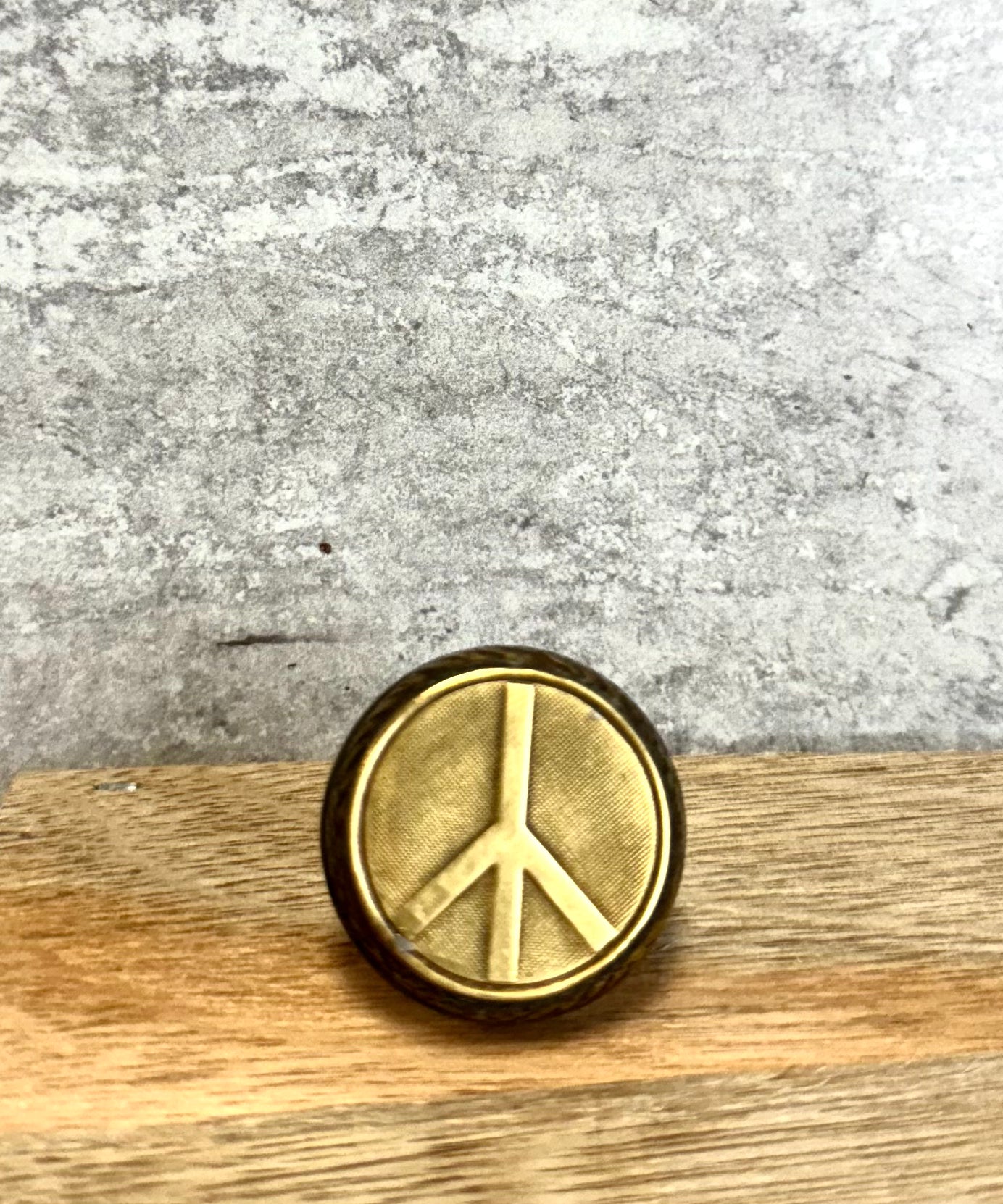 Peace Coin Adjustable Ring