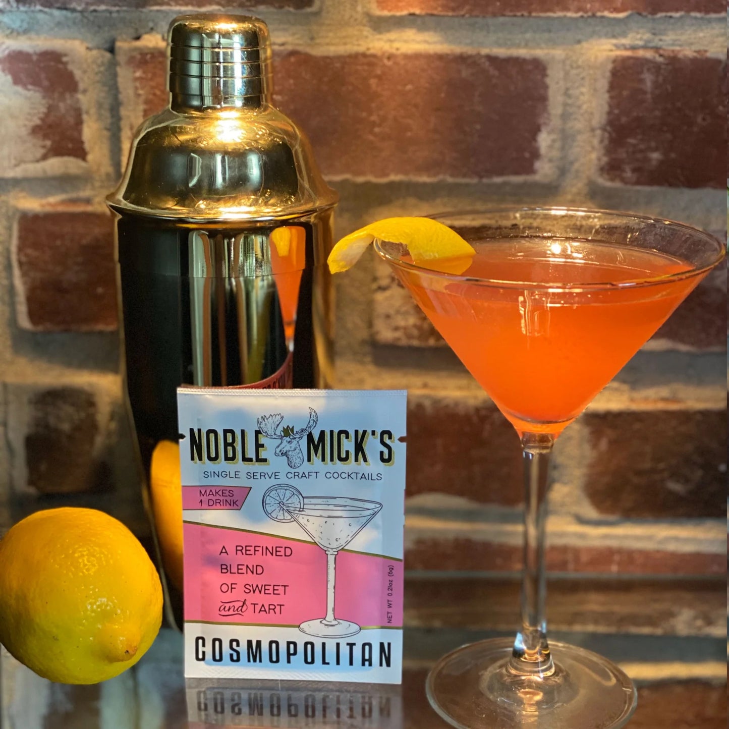 NobleMicks Single Serve Cocktail Mix - Cosmopolitan