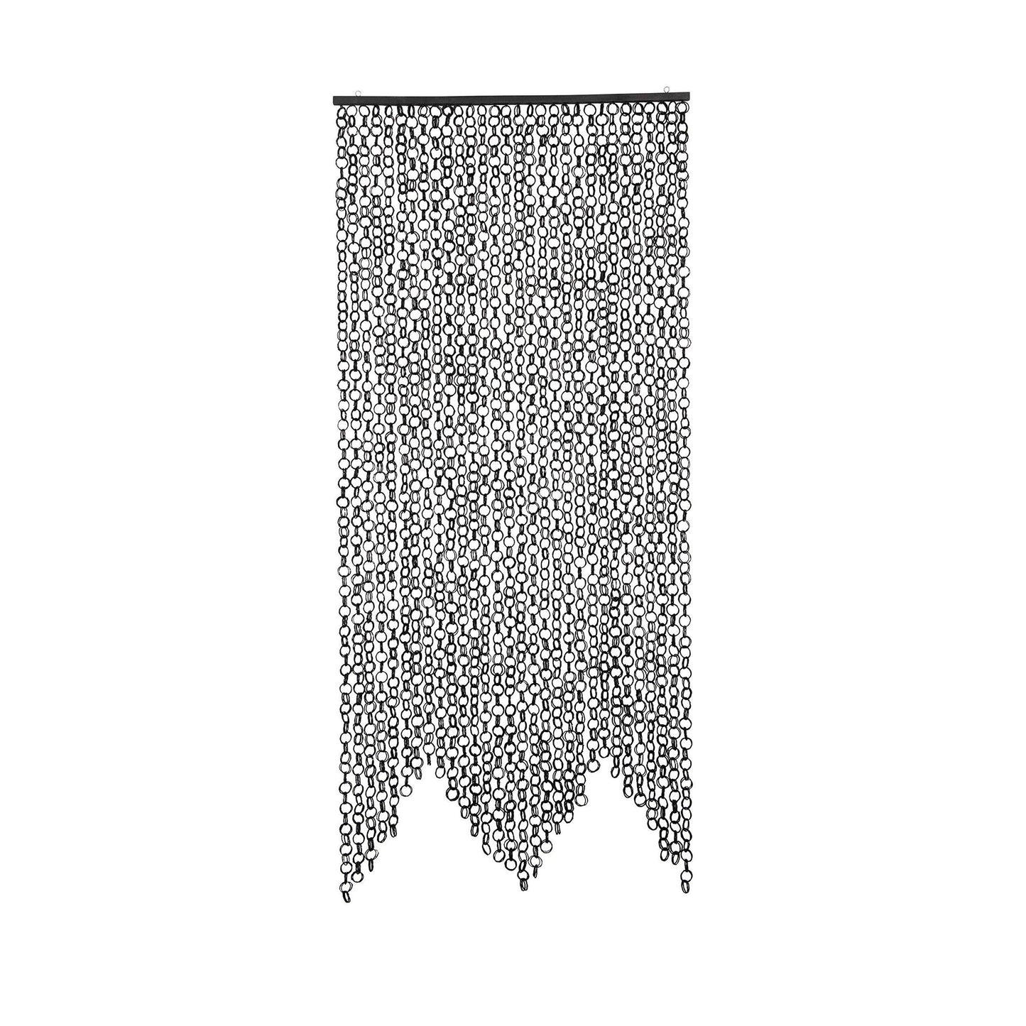 Chain Link Bamboo Curtain