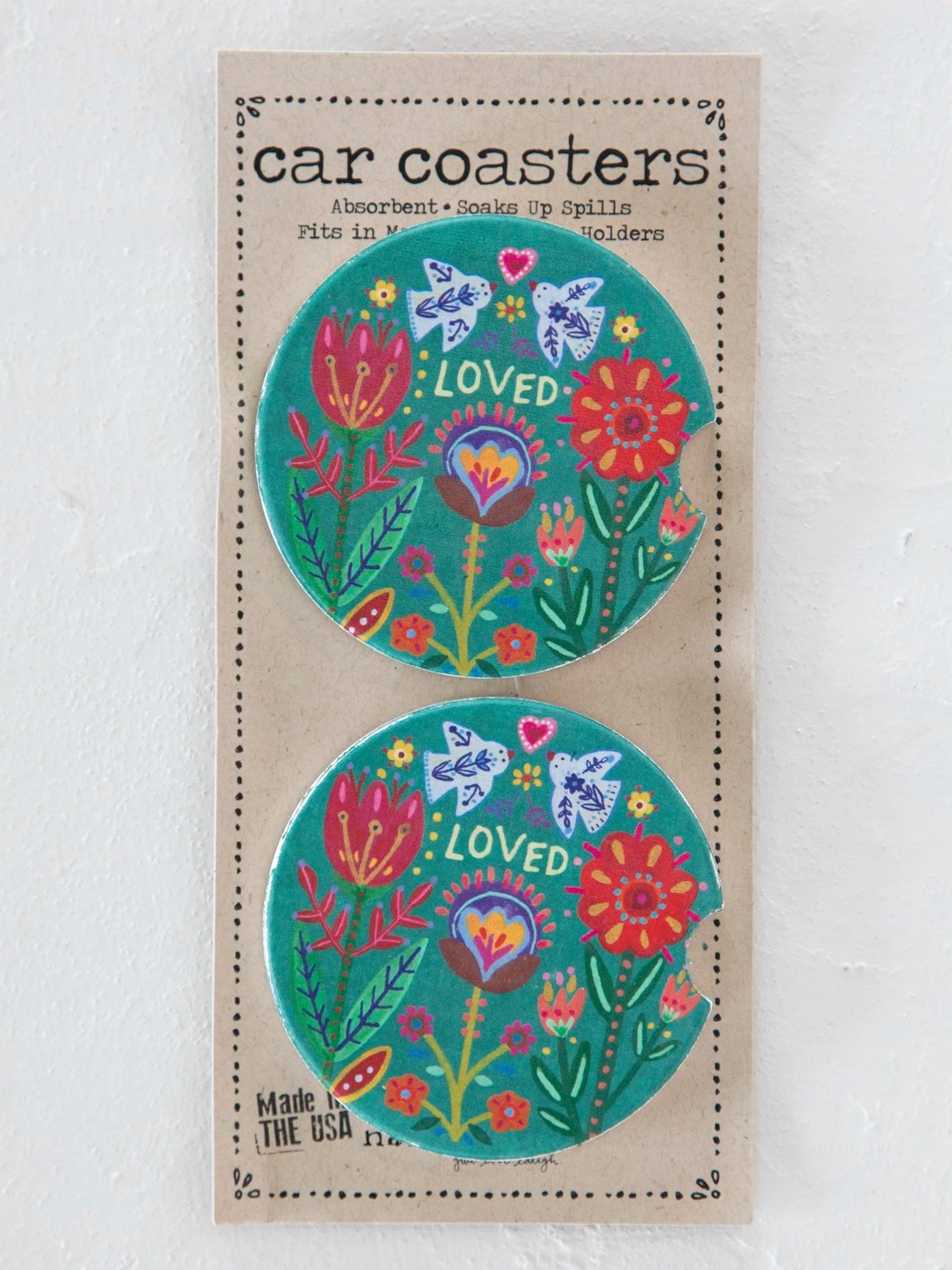 Car Coasters - Loved