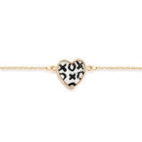 Art Heart Bracelet - Hugs and Kisses