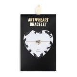 Art Heart Bracelet - Hugs and Kisses