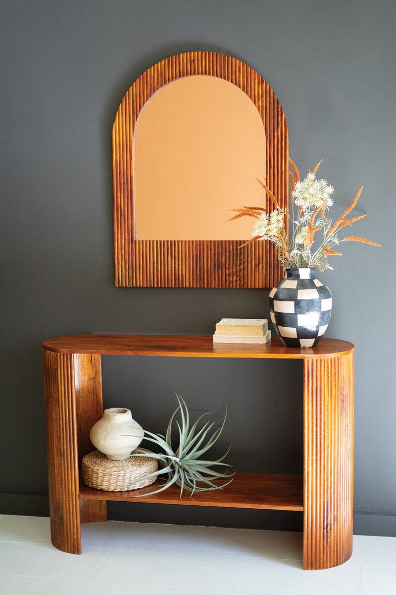 Tambour Console Table