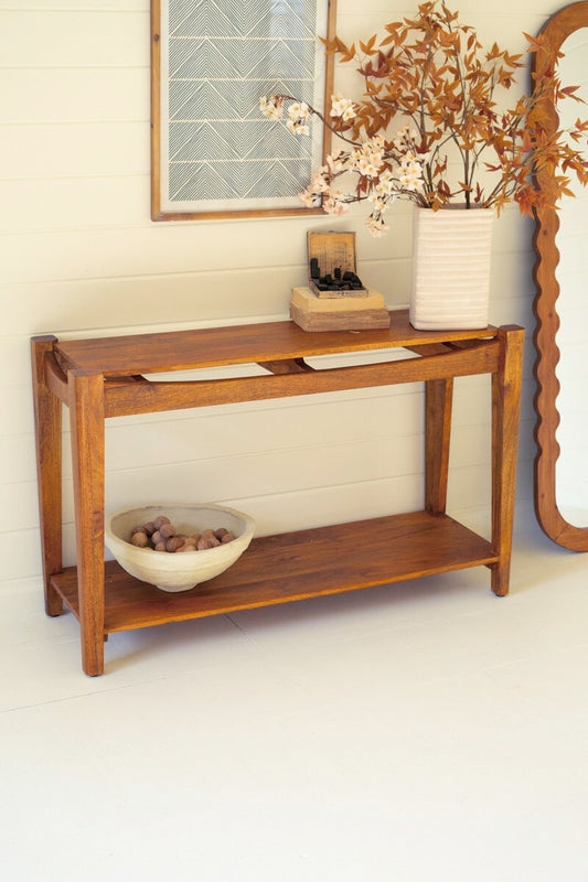 Mango Wood Console Table