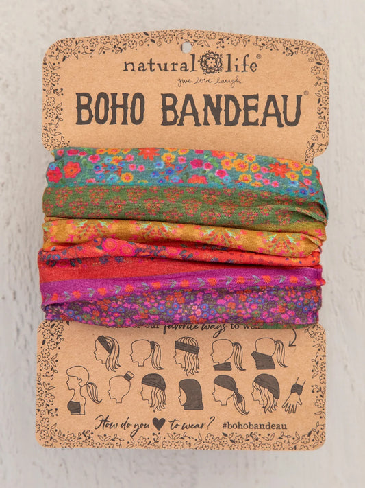 Full Boho Bandeau - Rainbow Borders