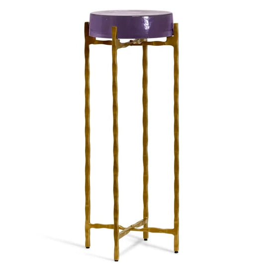 Purple Haze Glass Drink Table