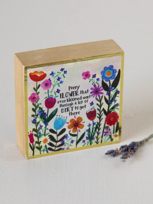 Tiny Block Keepsake - Every Flower