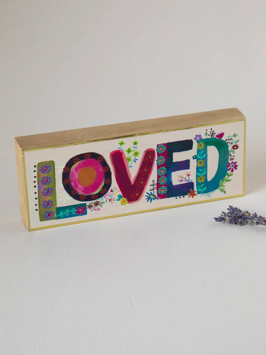 Tiny Block Keepsake - Loved