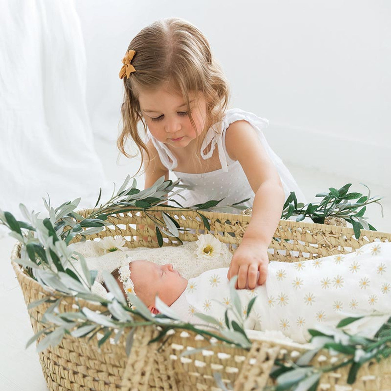 Daisy Swaddle Blanket Kennedy Sue Gift Home