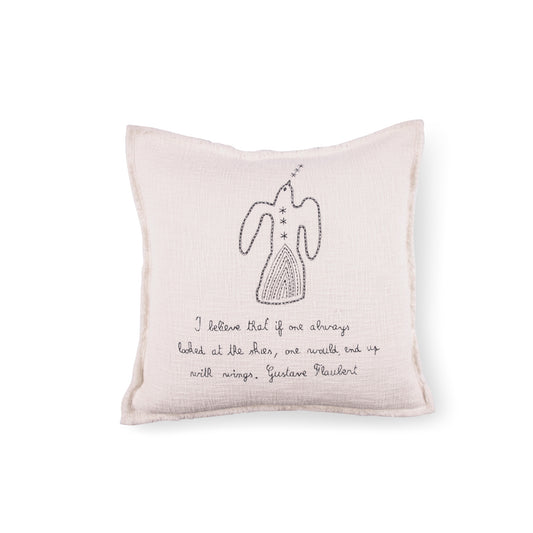 I Believe - Gustave Flaubert Pillow