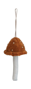 Velvet Mushroom Ornaments