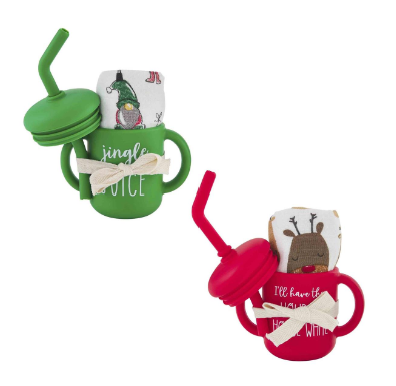 Christmas Cup & Bib Sets