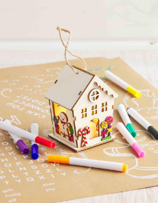 DIY Gingerbread House Ornament Kit