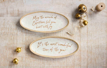 Gold Speckle Christmas Everything Dishes