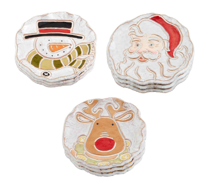 Christmas Tidbit Plates