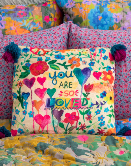 Cozy Throw Pillow - You Are So Loved