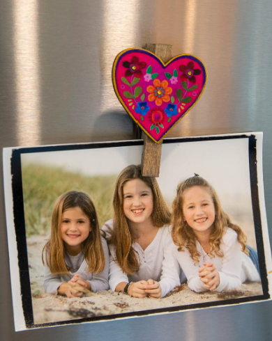 Magnet Happy Clips, Set of 2 - Heart