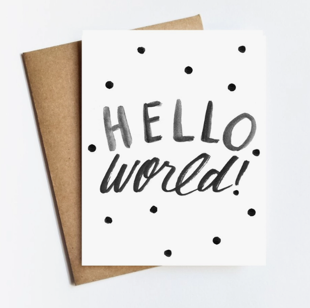 Hello World Card