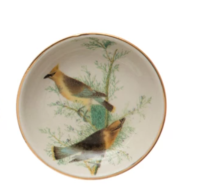 Vintage Reproduction Bird Plates