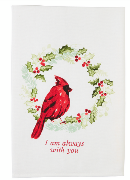 Cotton Cardinal Sentiment Towels