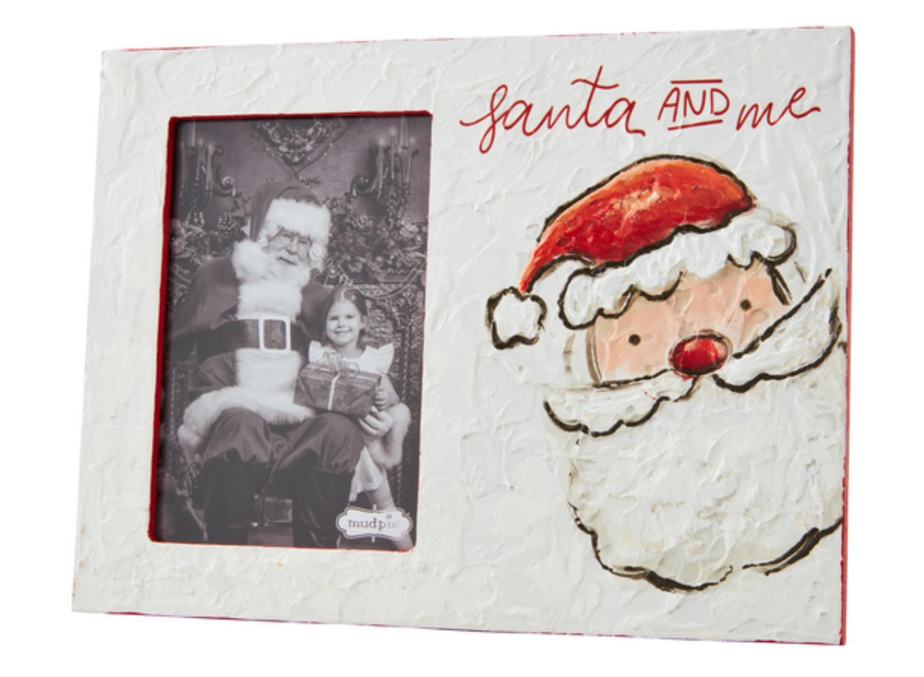 Santa and Me Painted Frame