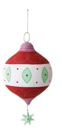 Handmade Paper Mache Ornaments