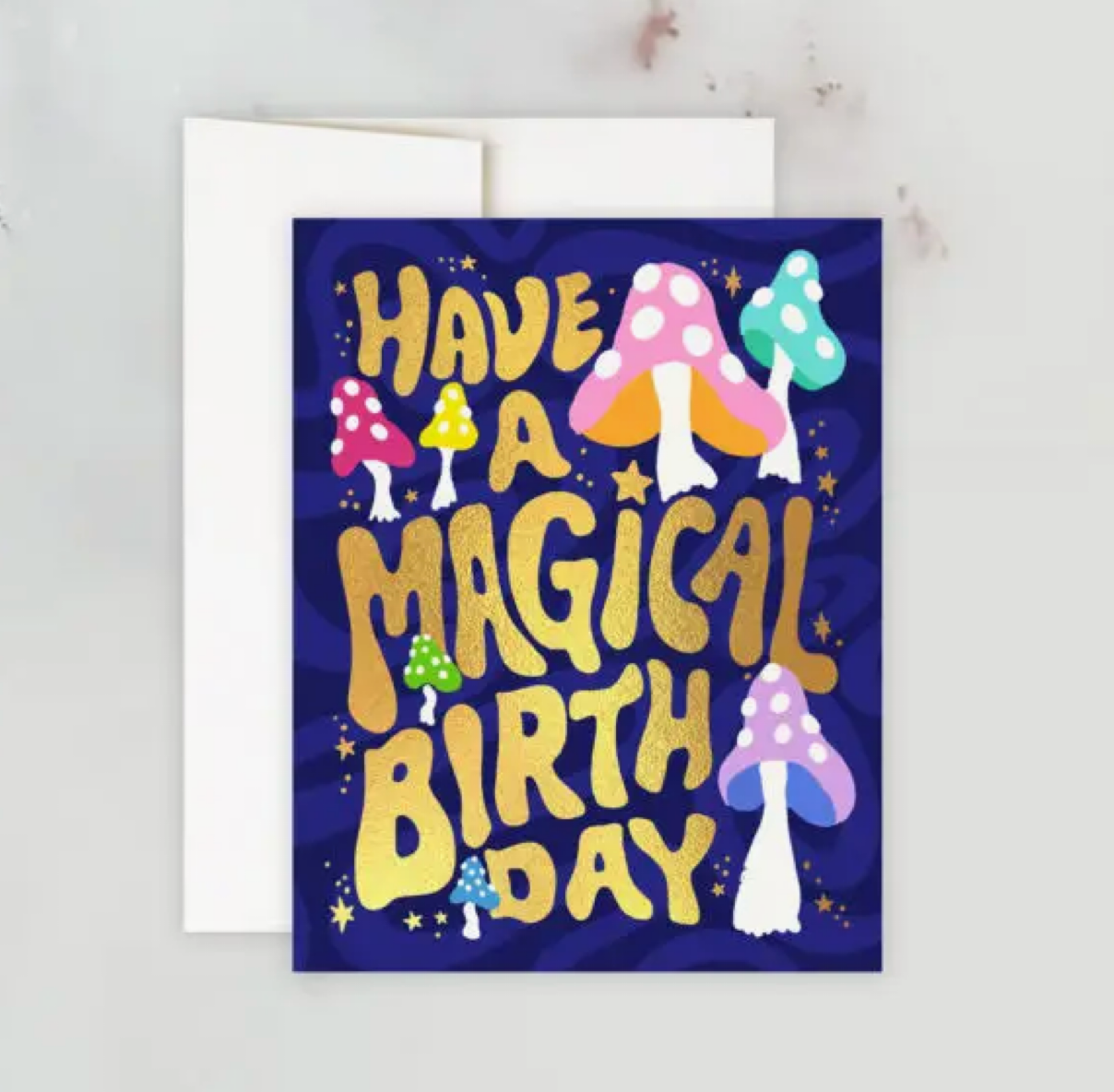 Magical Mushroom Birthday Card