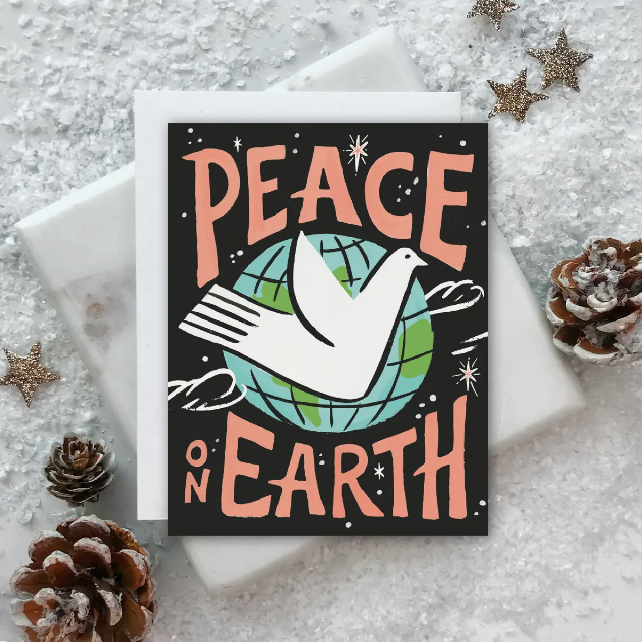 Peace on Earth Dove Card