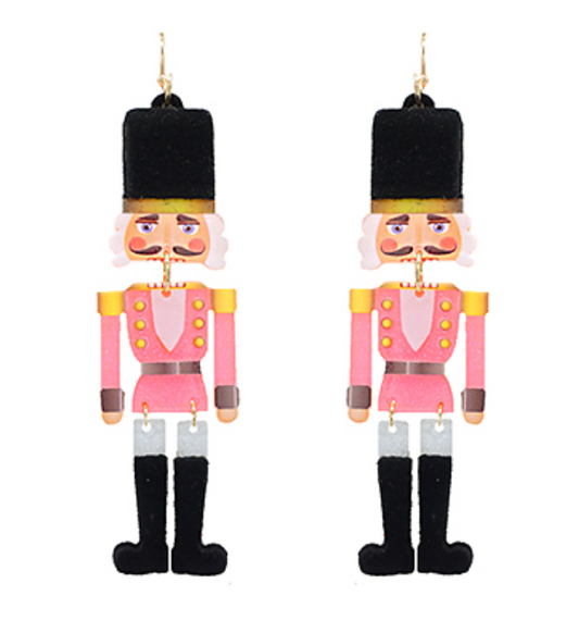 Christmas Nutcracker Drop Earrings