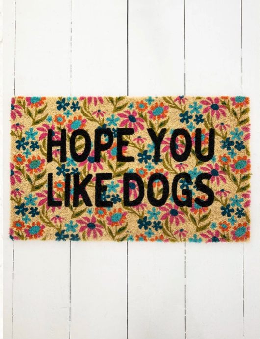 Bungalow Doormat - Like Dogs Cream